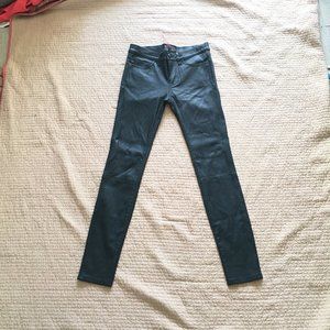 NWOT Current/Elliot Lamb Leather Skinny Jeans